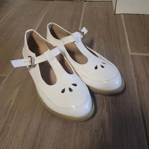 White Patent Mary Janes